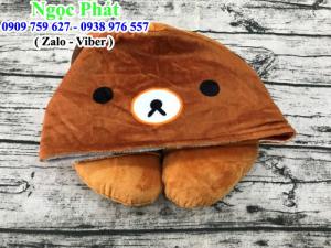 Gối Kê Cổ Hoạt Hình. Gối Kê Cổ Có Nón.