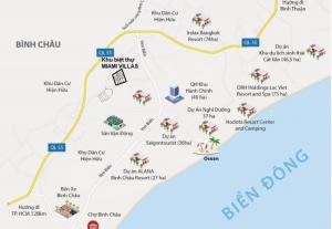 Đất nền nghỉ dưỡng Miami Villas Bình Châu (700m2) – Giá 4,5tr/m2