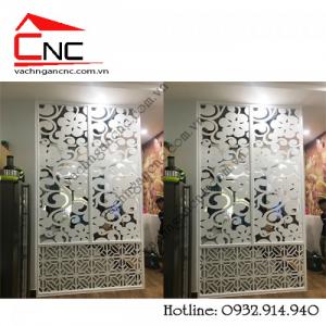 Dùng gỗ ván công nghiệp làm vách ngăn cnc trang trí đẹp