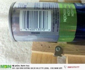 Gel Cạo Râu Cho Nam Giới 3x Gillette HNK Mỹ