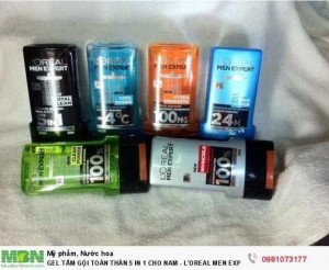 Gel Tắm Gội Toàn Thân 5 In 1 Cho Nam - L'oreal Men Expert