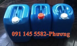 Can nhựa 30 lít vuông xanh, giá can nhựa 25 lít đựng nước xả comfort, can nhựa 20 lít xanh đựng hoá chất
