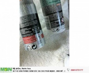 Set 02 Sản Phẩm Chăm Sóc Da Cho Phái Mạnh - Hnk Mỹ - Pháp