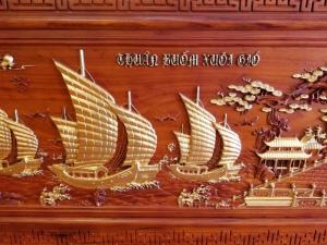 Tranh thuận buồm xuôi gió 197*97cm