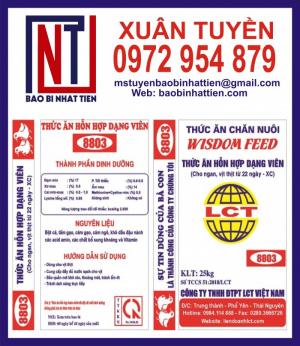 Bao bì thức ăn chăn nuôi in Flexo