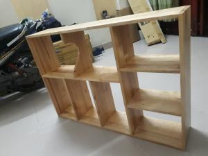 Kệ sách treo tường gỗ giá rẻ ngang 100cm