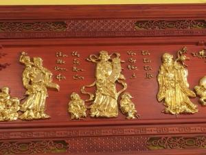 Tranh gỗ giáp vàng