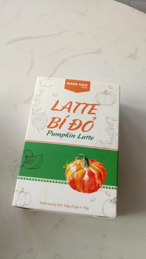 Bột hòa tan Latte Bí Đỏ hộp 80g