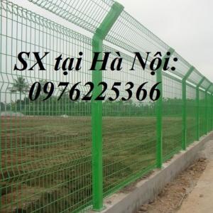 hàng rào tam giác bẻ đầu