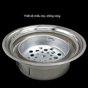 Bếp nướng inox than hoa đặt âm bàn cho quán nướng giá rẻ