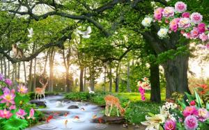 Tranh gạch 3D phong thủy cho người tuổi sửu