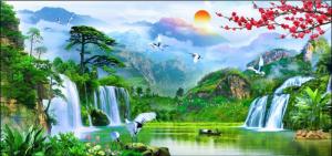 Tranh gạch 3D phong thủy cho người tuổi sửu