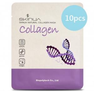 Com Bo 10 Miếng Mặt Nạ Dưỡng Da Collagen SKINUA -SKINUA NATURAL COLLLAGEN MASK