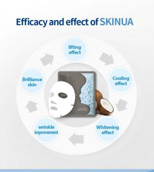Com Bo 5 Miếng Mặt Nạ Dưỡng Da Nâng Cơ Sinh Học SKINUA - SKINUA BIO CELLULOSE MASK PACK.
