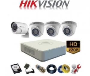 Trọn bộ 4 camera HIKVISION giá siêu rẻ