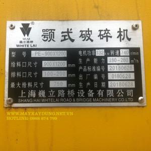 Máy nghiền đá kẹp hàm PE900x1200 giá tốt - hàng nhập khẩu