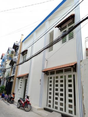 Bán nhà sổ hồng riêng đường ĐHT 17 phường Đông Hưng Thuận, Q12 đúc một trệt, một lầu