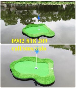 Thảm golf putting nổi cho sân tập golf có hồ