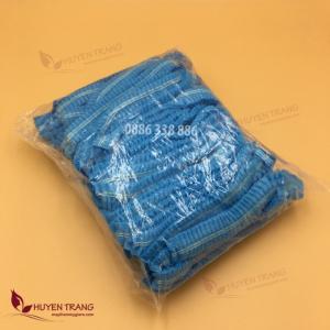 Mũ giấy y tế màu xanh 100 cái