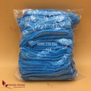 Mũ giấy y tế màu xanh 100 cái