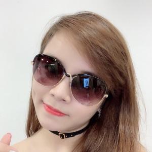 Mắt kính nữ xoắn đôi thời trang