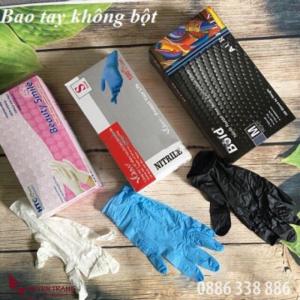 Găng tay y tế cao su Vglove không bột hộp 100 cái