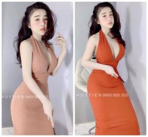 Đầm body khoét ngực cao cấp