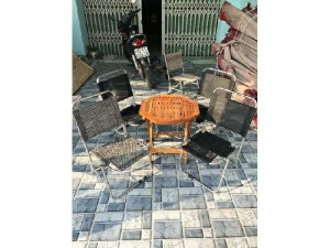 Bàn ghế cf xếp cf cóc giá rẻ