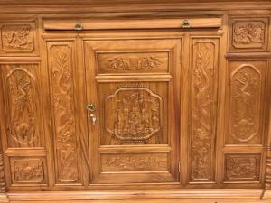 Tủ thờ tam đa lắp ráp 1m97