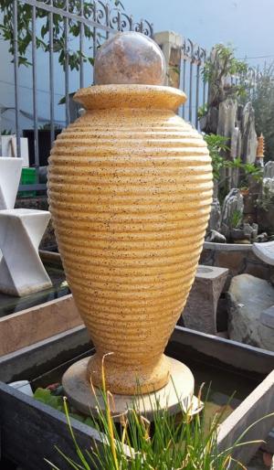 Lu nước bi xoay sang trọng, hợp phong thủy