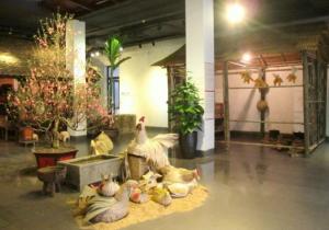 Làm gian hàng chợ quê