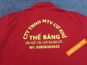 May áo thun đồng phục công ty cơ khí