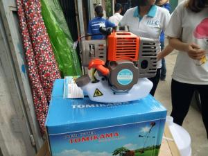 Máy cắt cỏ Tomikama bền bỉ đáng để bà con lựa chọn