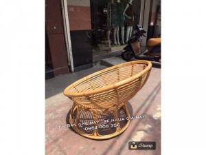Ghế song mây thư giãn Papasan dáng tròn loại đặc biệt