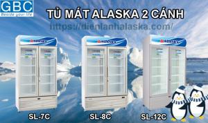 Tủ mát Alaska 2 cánh chính hãng