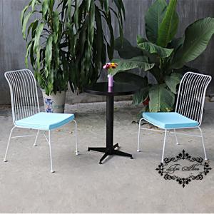 Bàn ghế cafe mây nhựa giá rẻ tại xưởng sản xuất HGH 1048