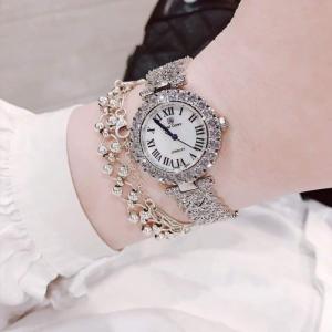 Đồng hồ kim nữ Royal Crown 6305 dây kim loại