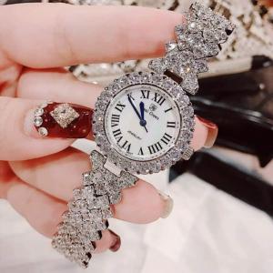 Đồng hồ kim nữ Royal Crown 6305 dây kim loại
