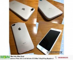 Iphone 7Plus-32G-Lock full như QTế-Màu Trắng.Nguyên zin 100% A-Z