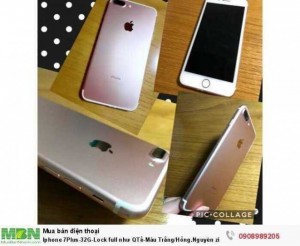 Iphone 7Plus-32G-Lock full như QTế-Màu Trắng.Nguyên zin 100% A-Z