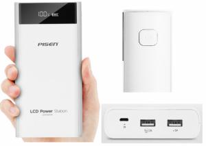 Pin Sạc Dự Phòng Pisen LCD Power Station TS-D199 20.000mAh