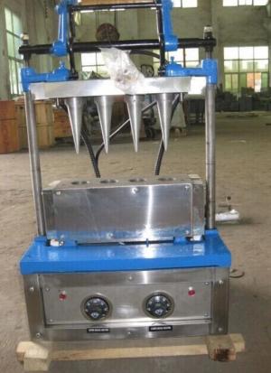 máy làm vỏ ốc quế 4 đầu