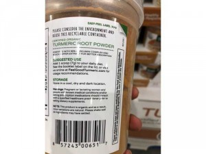 Tinh bột nghệ hữu cơ vang đạt tiêu chuẩn hữu cơ của USDA