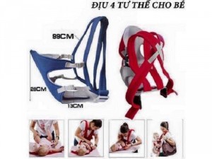 Địu 4 tư thế cho bé
