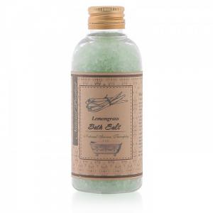 Muối ngâm sả chanh tặng xơ mướp - Lemongrass Bath Salt (200g)