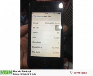 Iphone 4S Quốc tế 16G