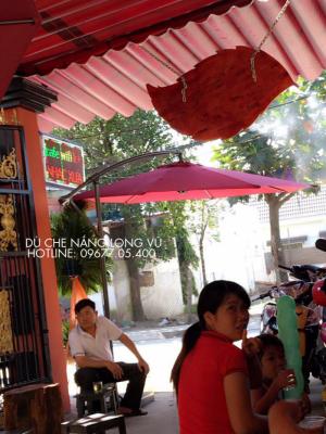 Dù móc câu nghiêng 180 độ