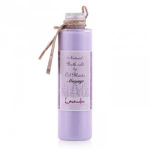 Muối massage oải hương tặng xơ mướp - Lavender Massage Salt (200g)