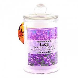 Nến thơm oải hương tặng miếng dán chắn sóng - Ốc sên (Jar Candles Lavender )