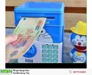 Két Mini Đựng Tiền sử dụng mật khẩu để mở khoá an toàn